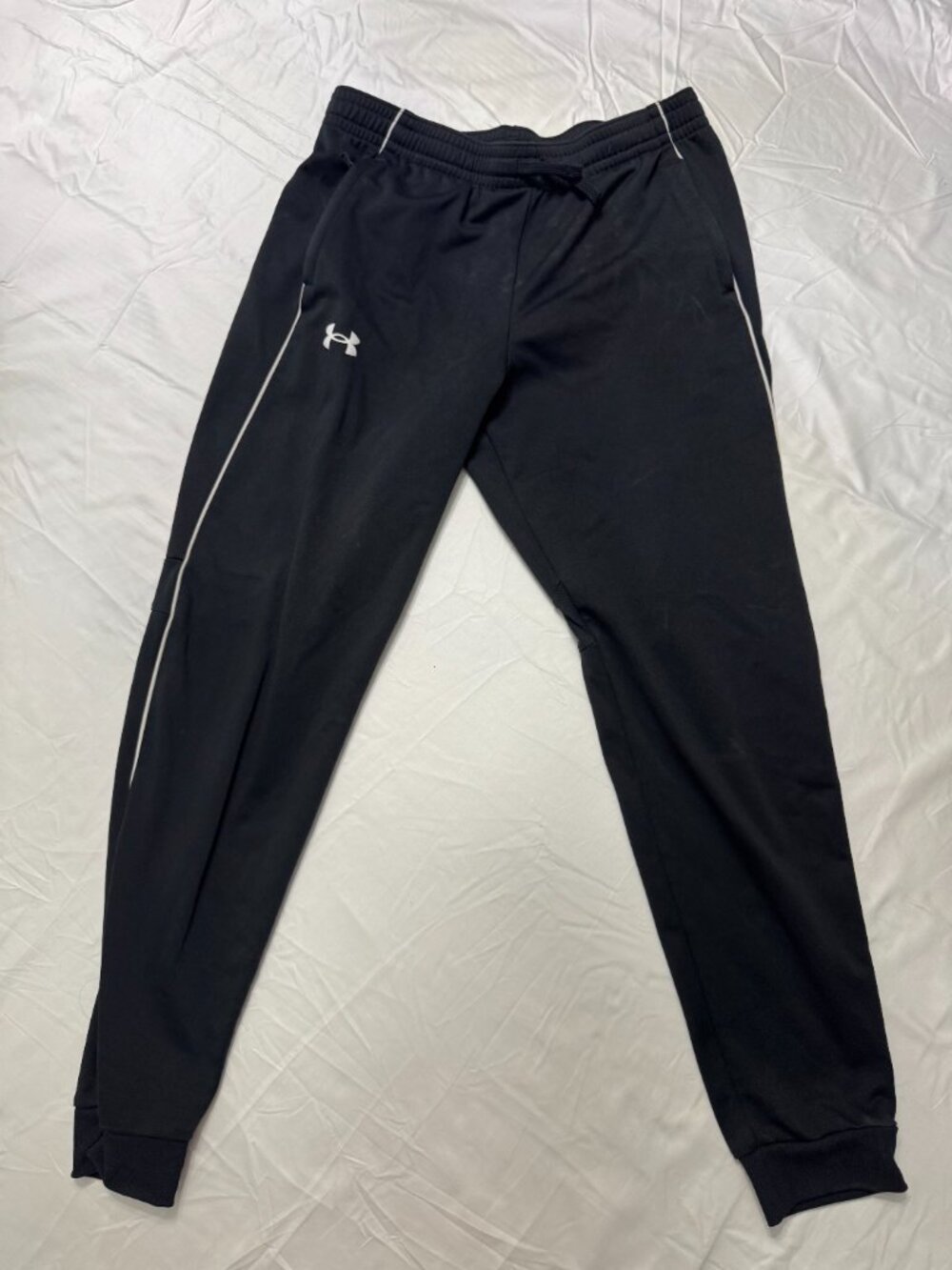 Under Armour Black Track Joggers Boys YXL